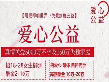 措美捐卵助孕生子 爱心志愿者招募